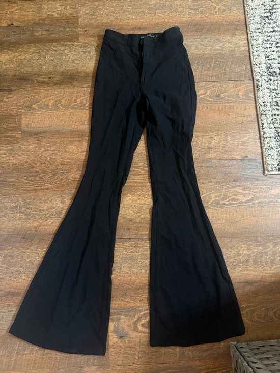 Willow Boutique Clothing Co. Pants - Willow & Root Black High Rise Super Flare Bell Bottom Pants S
